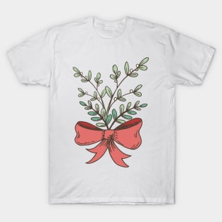 Retro Christmas Bow T-Shirt